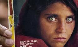 GAROTA AFEGÃ de Olhos Verdes, da National Geographic, resgatada para a Itália