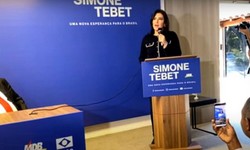 SIMONE TEBET registra no TSE candidatura à Presidência
