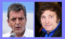 ARGENTINA - Eleições 2023 - Sergio MASSA  e Javier MILEI seguem ao 2º Turno